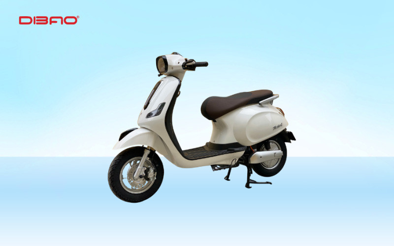 Xe điện màu be Dibao Tesla E